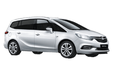 Car Hire Newtownards - Vauxhall Zafira 7-Seater - Minibus hire Newtownards
